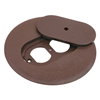 P68DRCBRN - Brown Plastic Duplex Recp - Steel City