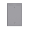 PJ13GY - Wallplate 1G Blank Box Mount Poly Mid Gy - Eaton