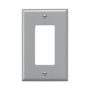 PJ26GY - Wallplate 1G Decorator Poly Mid Gy - Eaton