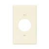 PJ7LA - Wallplate 1G SGL Rec W/1.4" Hole Poly Mid La - Eaton