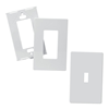 PJS262V - Wallplate 2G Deco Screwless Poly Mid Iv - Eaton