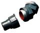 PR5346GR - 1-1/2 45 LT Connector W/GRND - Plastibond