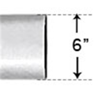 PVC6 - SCH 40 6" 10' PVC Conduit - PVC