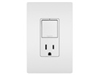 RCD38TRW - Radiant SP/3WAY SW+15A TR Outlet WH - Legrand-Pass & Seymour