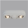 REV21835MW - 27W Double Led Flood 35K WHT 180deg - Cooper Lighting Solutions