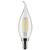 S21305 - 5.5W Led CA10 Flame Tip 30K Candelabra Base - Satco