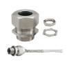 S40505GRWM - 1/2" SS304 Cord Grip- W/Mesh .375-.438 - Calbrite