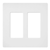 SC2SW - Satin Color Wallplate 2GANG Snow - Lutron