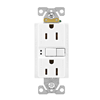 SGF15WM - Gfci ST Duplex 15A 125V Mid Wallplate WH - Eaton Wiring Devices