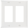 SP262W - Plate Plastic 2G 2SPLEX W/Out Line W - Pass & Seymour/Legrand