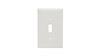 SPJ1W - Plastic Wallplate JR Jumbo 1G Toggle W/Out Line WH - Legrand-Pass & Seymour