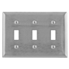 SS3 - Wallplate 3-G Switch SS - Wiring Device-Kellems