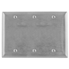 SS33 - Wallplate 3-G Blank SS Box - Wiring Device-Kellems