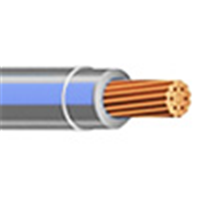 THHN12STWHBL500 - THHN 12 STR White/Blue Striped 500' - Copper