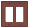 TP262 - Trademaster Wallplate 2G 2 Decor BR - Legrand-Pass & Seymour