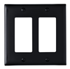 TP262BK - Trademaster Wallplate 2G 2 Decor BK - Legrand-Pass & Seymour