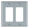 TP262GRY - Trademaster Plate 2G 2 Decor Gry - Legrand-Pass & Seymour