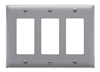 TP263GRY - Trademaster Wallplate 3G 3 Decor Gy - Legrand-Pass & Seymour