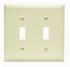 TP2I - Trademaster Wallplate 2G 2 Toggle Iv - Legrand-Pass & Seymour