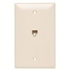 TPTE1LA - Tele 4 Conductor 1G TP Wallplate La - Legrand-On-Q