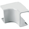 TSR1FW331 - Int Corner Cover, 3/4", 1" Bend Radius, PVC, WH - Hellermanntyton