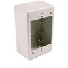 TSRFWJB2 - Single Gang Junction Box, 2" Deep, PVC, WH - Hellermanntyton