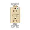 TWRSGF15V - Gfci TWR Self Test Duplex 15A 125V Iv - Eaton Wiring Devices