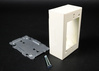 V2048 - STL SWT & Recpt Box 2000 Ivory - Wiremold