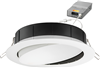 WF6ADJLED30K40KB - 6" 13W Led Wafer Gimbal 3K/4K/5K Select BLK - Lithonia Lighting