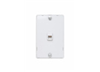 WMTE14W - Tele Outlet 4-Wire Wall Mount - Pass & Seymour/Legrand