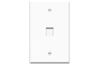 WP3301WH10 - 10PK Jumbo Wall Plate, 1-Port, WH - Legrand-On-Q