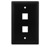 WP3402BK - 1G Wallplate 2-Port BK (M10) - Legrand-On-Q