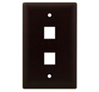 WP3402BR - 1G Wallplate 2-Port BR (M10) - Legrand-On-Q