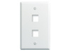 WP3402IV - 1G Wallplate 2-Port Iv (M10) - Legrand-On-Q