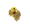 WP3465IV - Yellow Rca to F-Connector Iv (M20) - Legrand-On-Q