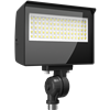 X2235 - 20/25/30/35W Led Flood 3K/4K/5K Adj Beam Knuk+Yoke - Rab Lighting Inc