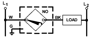 AC 2 Wire Normally Open (NO) Sensor