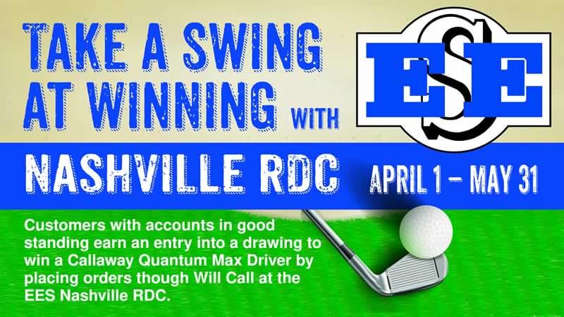 Take a Swing at Winning Promotion at Elliott Electric Supply Nashville